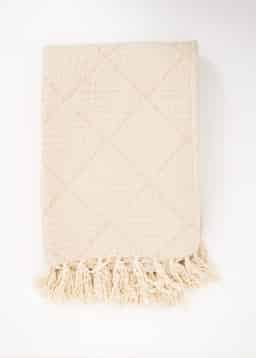 ELBA THROW - WHITE