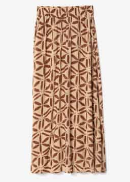 SIBEL MAXI SKIRT - BROWN