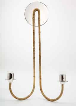 OLGA WALL SCONCE - Silver
