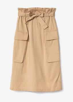 BESSIE SKIRT - BEIGE