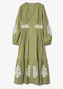 GRETA DRESS  - GREEN