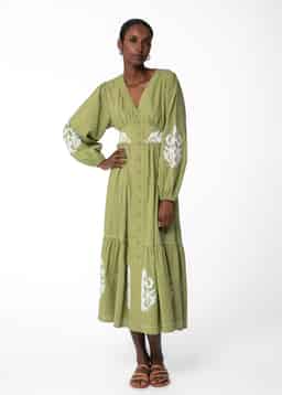 GRETA DRESS  - GREEN