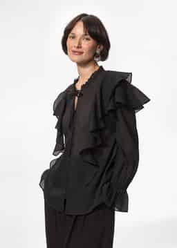 ALIZA BLOUSE - Black