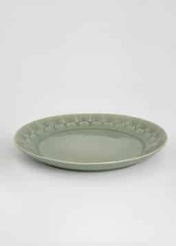 MATHILDA DECO PLATE  - DustyBlue