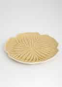 FLOWER PLATE - BEIGE