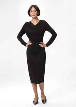 ELSA DRESS - Black
