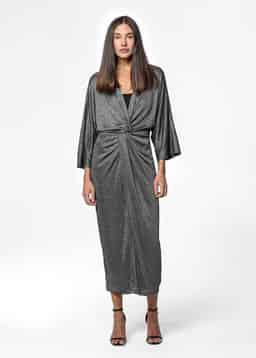 KAJSA DRESS - Silver