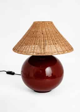 SOLA TABLE LAMP - WINE