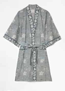 Viny Robe - FLORALSWIRLBLUE