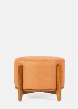 Ava Ottoman - TERRACOTTA