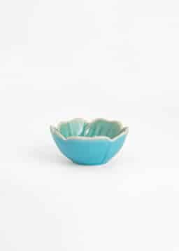FLOWER MINI BOWL - TURQUOISE