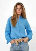 DIANA LINEN SHIRT 251 - BLUE