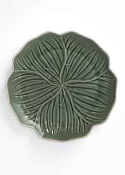FLOWER PLATE - GREEN