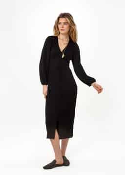 ZUMI LS DRESS - Black