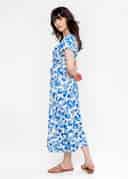 ANIK DRESS - DARK BLUE AOP