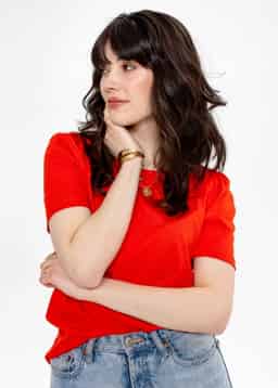 GWEN TOP - RED