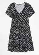 Hilma Tunic - BLACK AOP