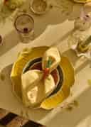FLOWER PLATE - YELLOW