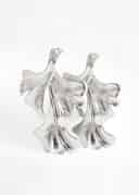 3 LEAF EARRINGS - Silver
