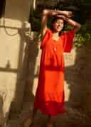 KHALO DRESS - RED