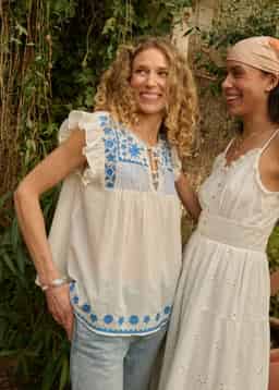 SIGNE BLOUSE  - WHITE