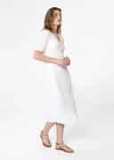 ZUMI POINTELLE DRESS - WHITE