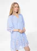 NALA DRESS - STRIPED BLUE
