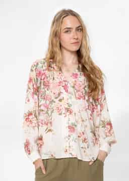 CORALIE BLOUSE - RED