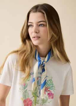 RINNA SCARF - BLUE