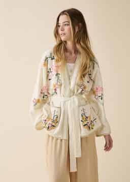 BARBARA KIMONO - OFFWHITE