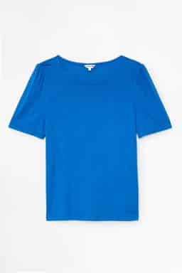 GWEN TOP - STRONG BLUE