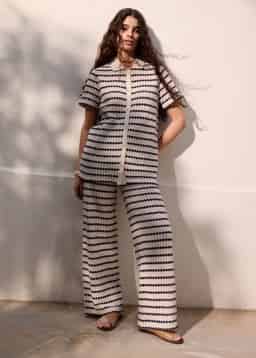 LYNN KNITTED PANT - OFFWHITE