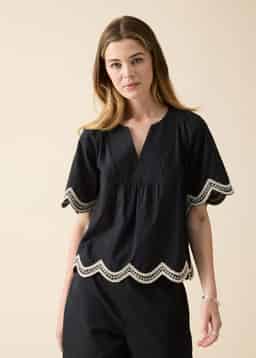DAKOTA BLOUSE - Black