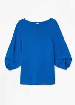 ISHANI TOP - BLUE