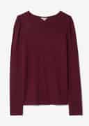 GWEN LS - BURGUNDY