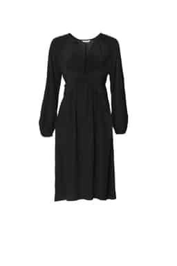 Rowan solid dress - Black