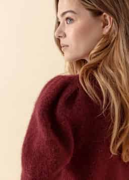 LILI SWEATER - BURGUNDY