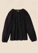 LIMA BLOUSE  - Black