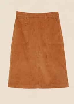 ALLY SKIRT - BROWN
