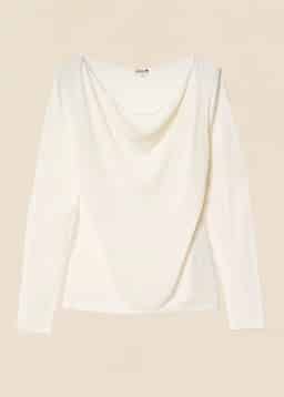 SABINE KNITTED TOP - WHITE