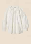 Taytum lace blouse - WHITE
