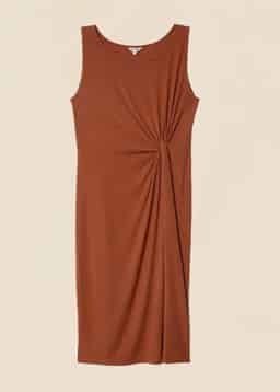 REBI DRESS - BROWN