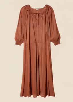 NAIMA DRESS - BROWN