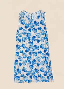 KAMRYN TUNIC - DARK BLUE AOP