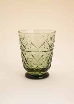 BOMBAY GLASS S - OLIVE