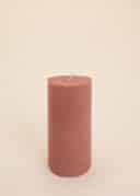 Block Candle 70x150 mm - DUSTYPINK