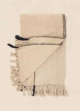 TEKLA THROW - BEIGE