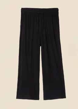 ELSIE CROPPED PANTS - Black
