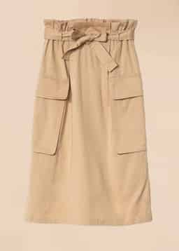 BESSIE SKIRT - BEIGE
