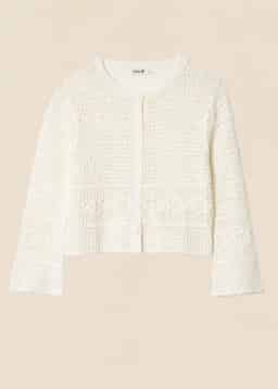DENISE CARDIGAN - WHITE
